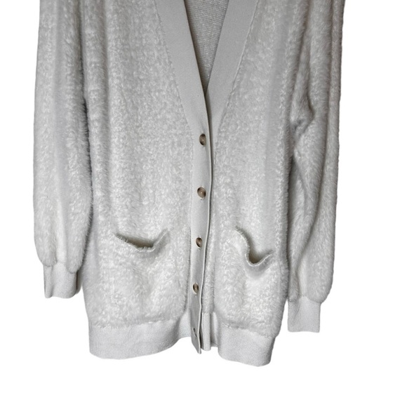 Aritzia Sunday Best Kitten Cardigan- Soft Fuzzy Long Cardigan- Size XS - Picture 7 of 12